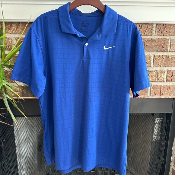Nike Other - Blue Men’s Large Dri-fit standard fit Nike polo.